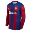 Camiseta de fútbol Manga Larga FC Barcelona Primera Equipación 23-24 - Hombre